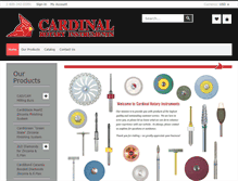Tablet Screenshot of cardinalrotary.com